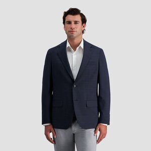Haggar H26 -  Men's Slim Fit Sport Coat - Blue 38 Sho Blue